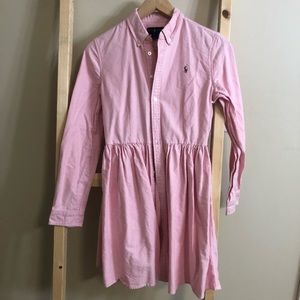 Shirt dress for big kid formal occasions